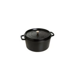STAUB Cocotte Fonte Ronde 18 Cm Noir Mat 1,7 L