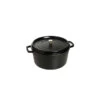 STAUB Cocotte Fonte Ronde 20 Cm Noir Mat 2,2 L