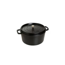 STAUB Cocotte Fonte Ronde 22 Cm Noir Mat 2,6 L