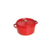STAUB Cocotte Fonte Ronde 22 Cm Rouge Cerise 2,6 L -Staub Cuisine staub cocotte fonte ronde 22 cm rouge cerise 26 l