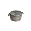 STAUB Cocotte Fonte Ronde 26 Cm Gris Graphite 5,2 L -Staub Cuisine staub cocotte fonte ronde 26 cm gris graphite 52 l