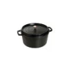 STAUB Cocotte Fonte Ronde 26 Cm Noir Mat 5,2 L