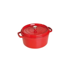 STAUB Cocotte Fonte Ronde 26 Cm Rouge Cerise 5,2 L