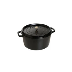 STAUB Cocotte Fonte Ronde 28 Cm Noir Mat 6,7 L