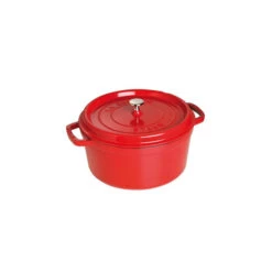 STAUB Cocotte Fonte Ronde 28 Cm Rouge Cerise 6,7 L