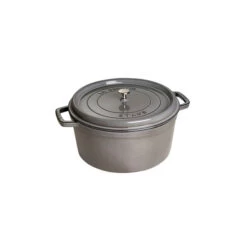 STAUB Cocotte Fonte Ronde 30 Cm Gris Graphite 8,35 L