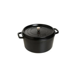 STAUB Cocotte Fonte Ronde 30 Cm Noir Mat 8,35 L