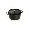 STAUB Cocotte Fonte Ronde 34 Cm Noir Mat 12,6 L