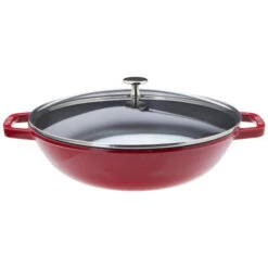 Wok En Fonte 30 Cm Rouge Staub