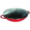 Wok En Fonte 37 Cm Rouge Staub -Staub Cuisine wok en fonte 37 cm rouge staub