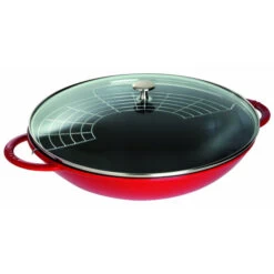 Wok En Fonte 37 Cm Rouge Staub